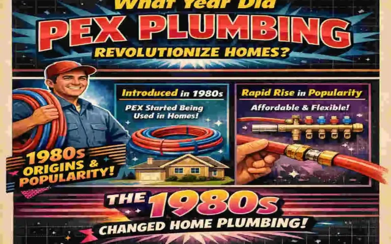what year did pex home plumbing start