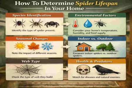 how long do spiders live in your house