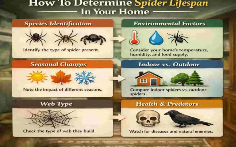 how long do spiders live in your house