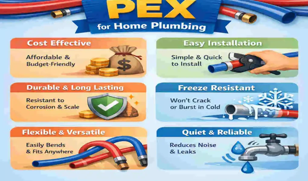 how to use pex home plumbing