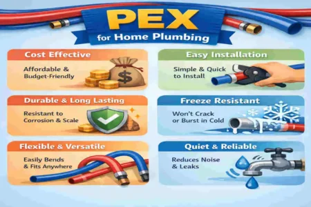 how to use pex home plumbing