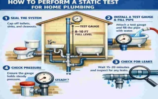 what is a static test for home plumbing