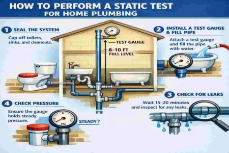 what is a static test for home plumbing