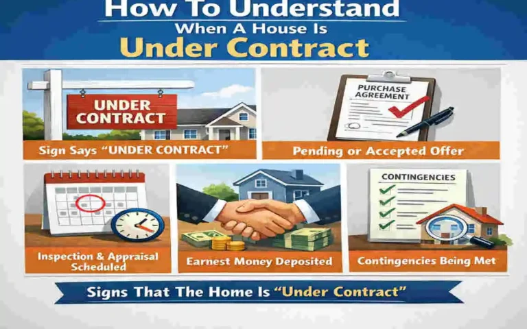 what does it mean when a house is under contract