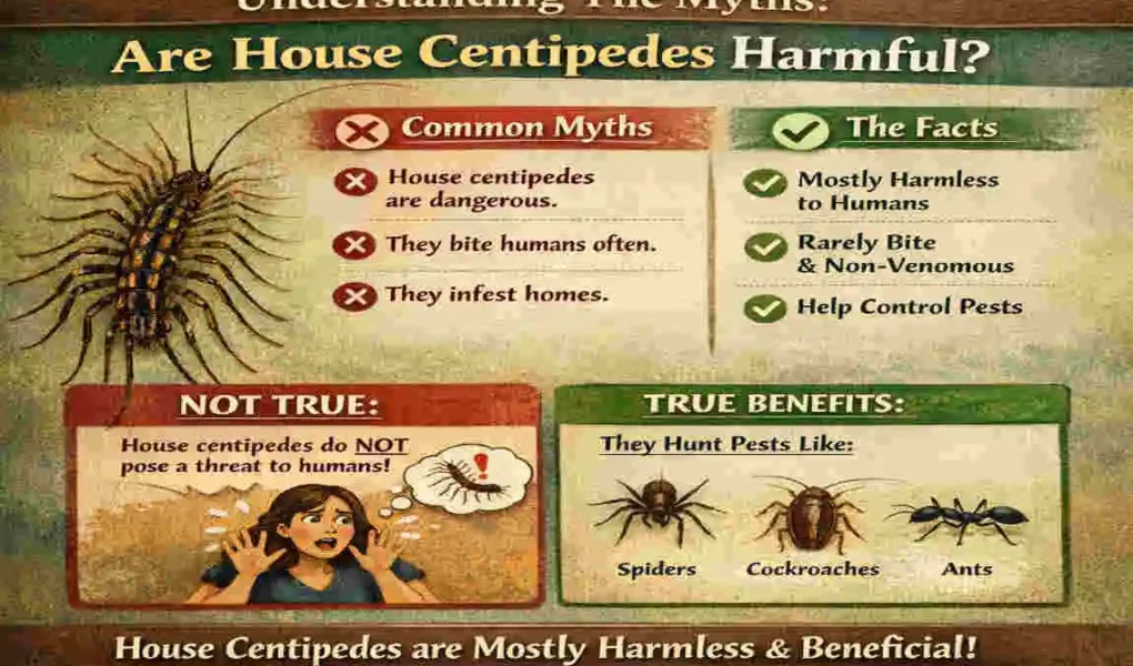 are house centipedes dangerous
