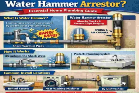 what is a water hammer arrestor in home plumbing