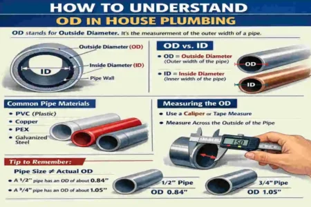what does od stand for in house plumbing