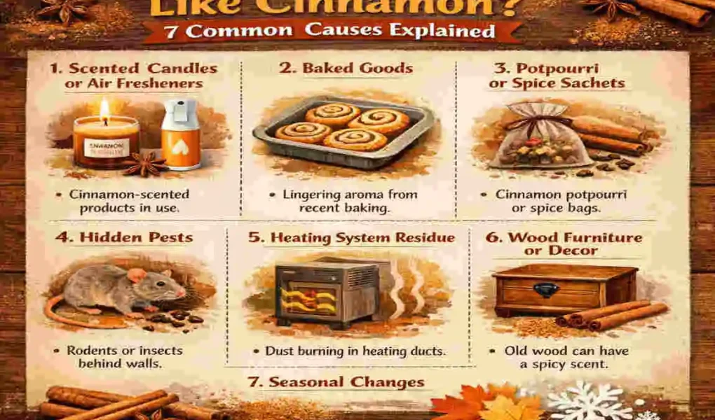 why does my house smell like cinnamon
