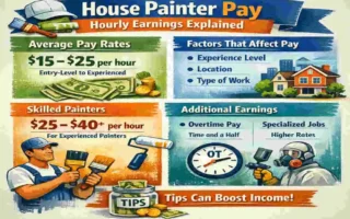 how much does a house painter make an hour