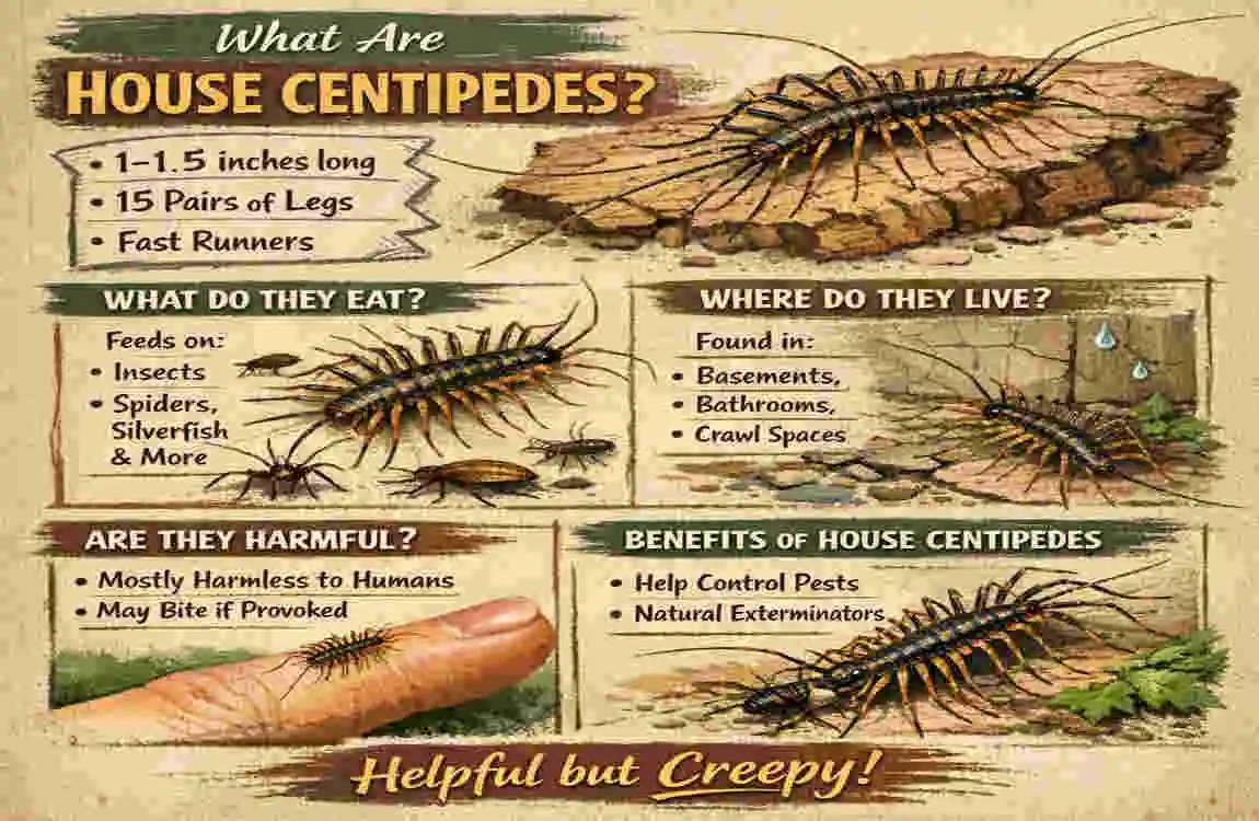 are house centipedes dangerous