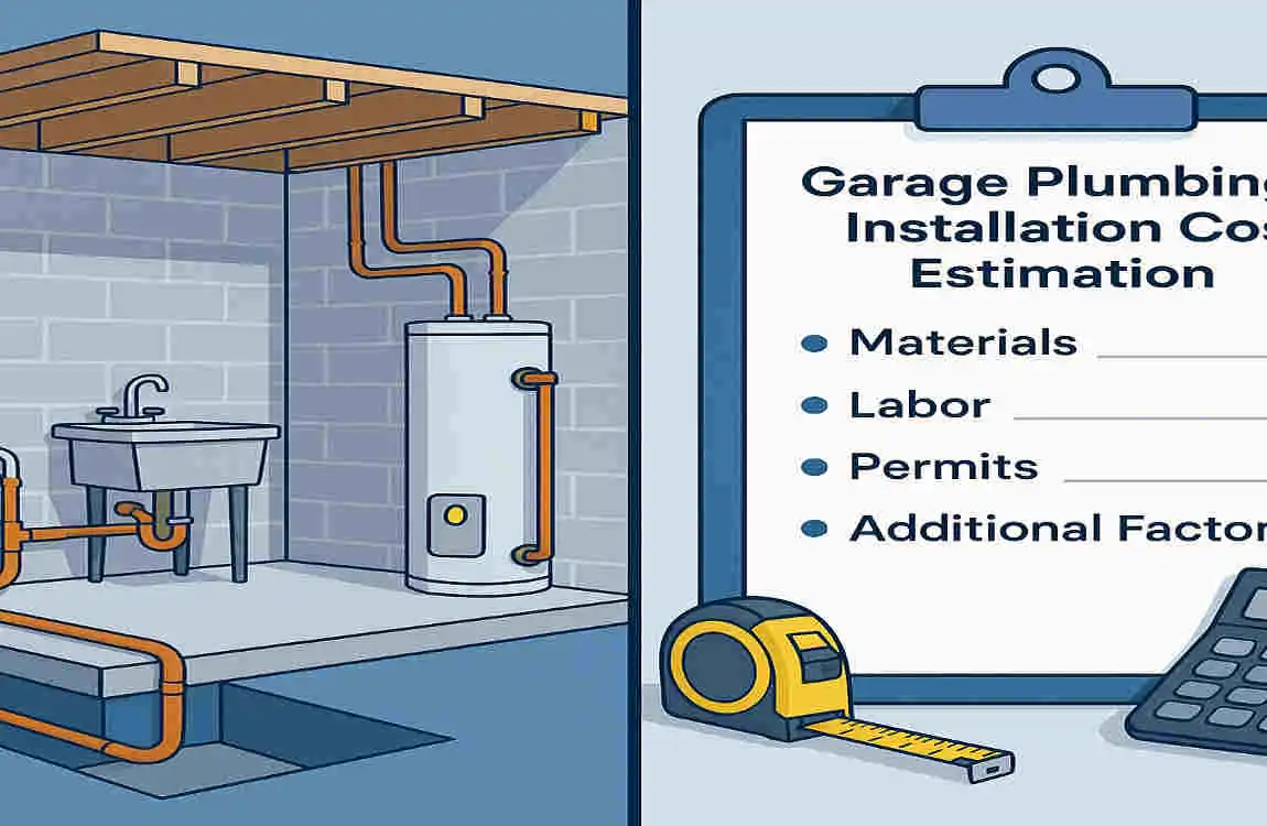 how much to add home plumbing to a garage