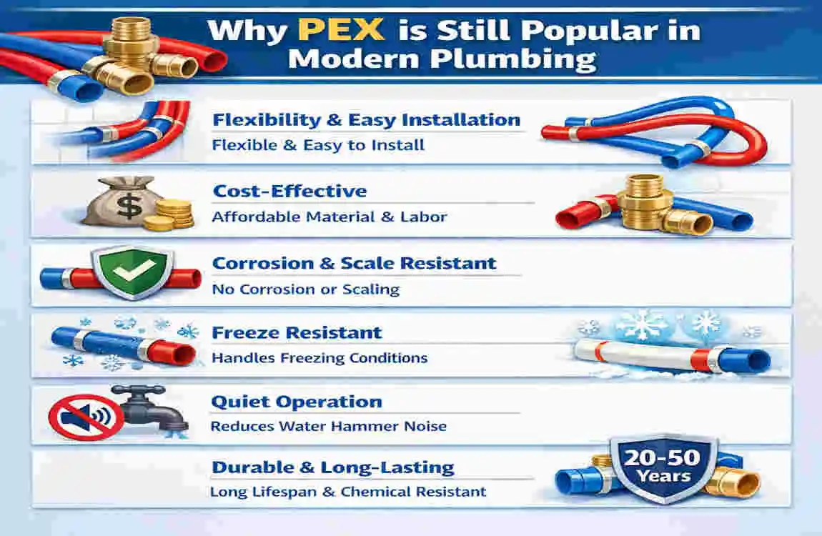 what year did pex home plumbing start