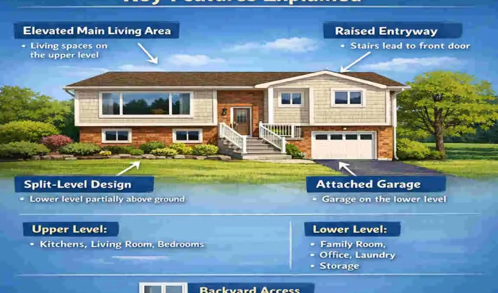 what is a high ranch house