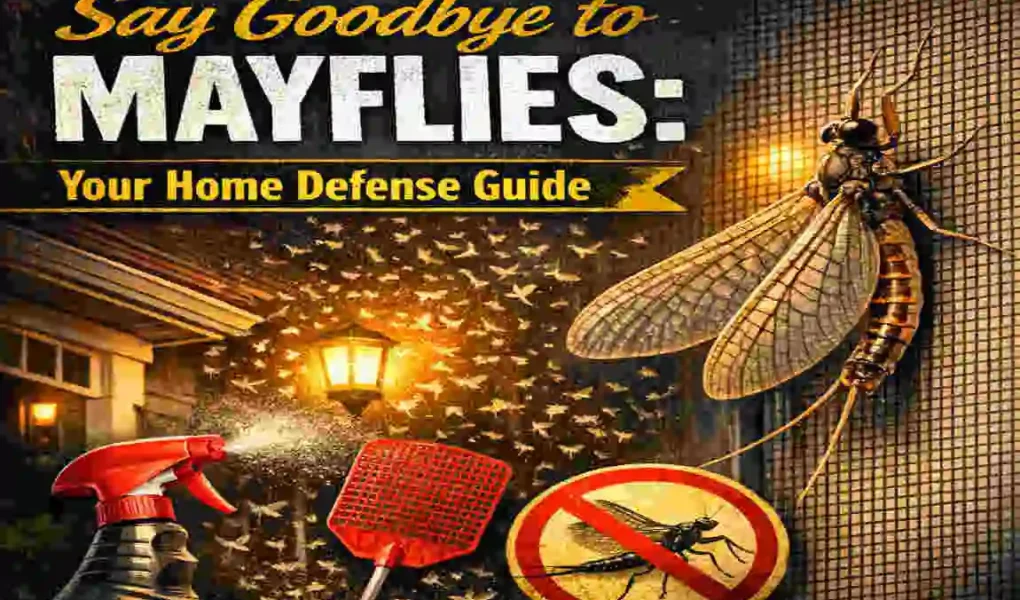 how to get rid of mayflies in your house