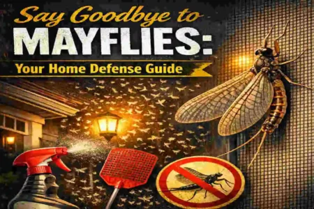 how to get rid of mayflies in your house