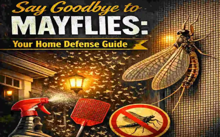 how to get rid of mayflies in your house