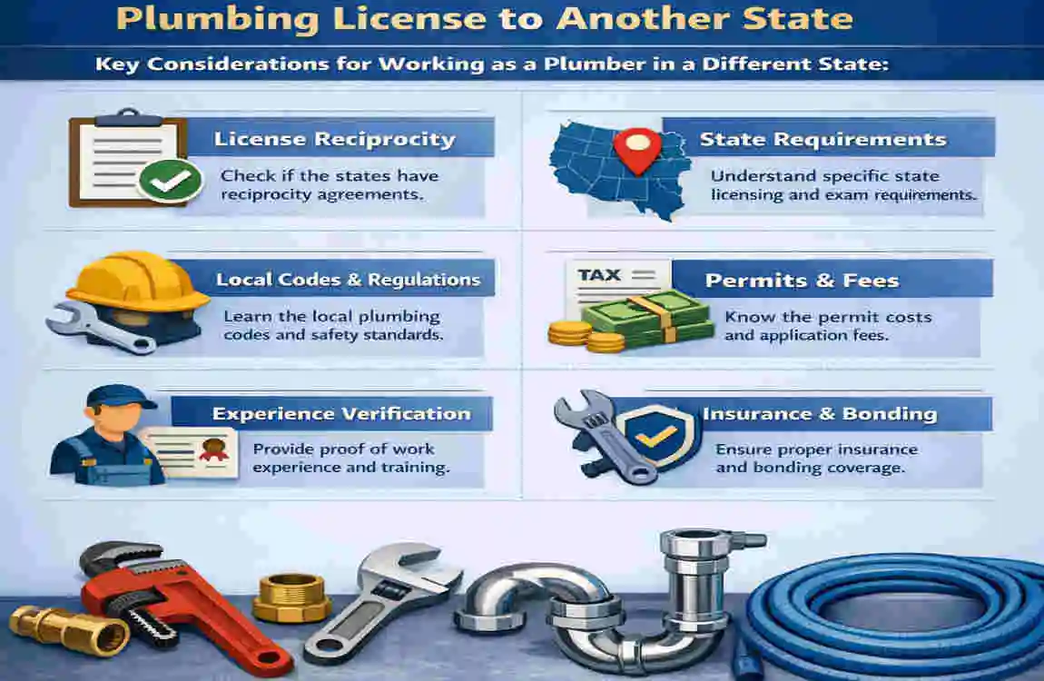 can you transfer house plumbing license to another state