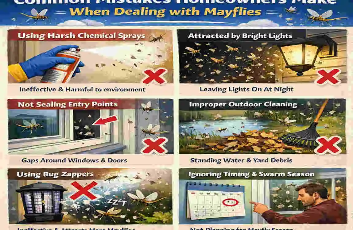 how to get rid of mayflies in your house