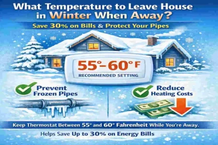 What Temperature to Leave House in Winter When Away: Expert Tips for Savings & Safety