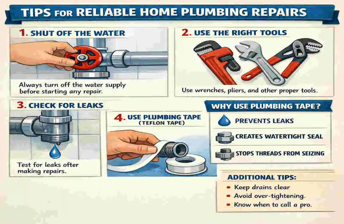 how much house plumbing tape to use