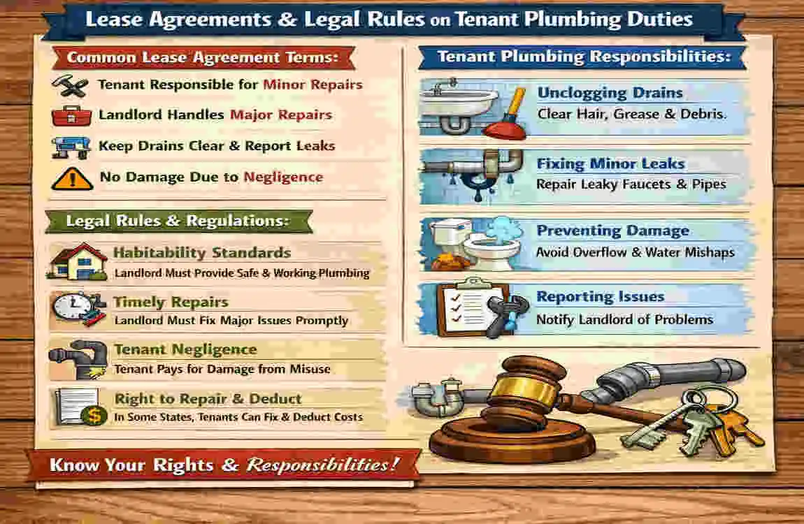 are tenants responsible for home plumbing