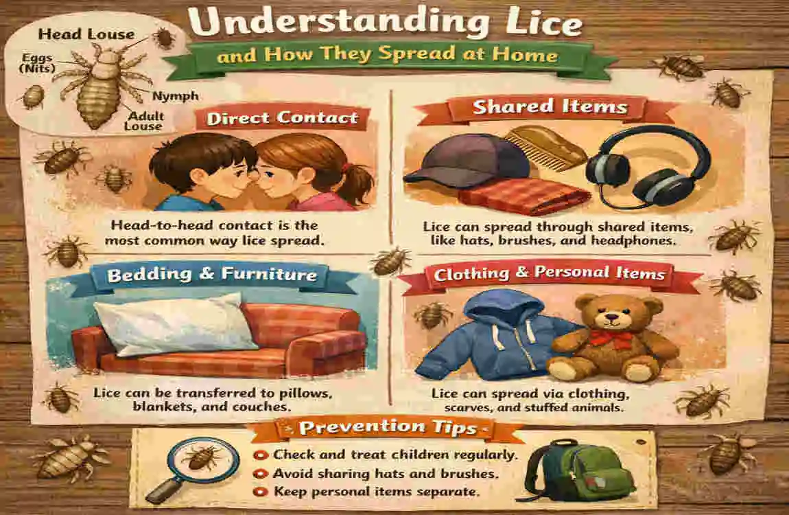 how to clean house for lice