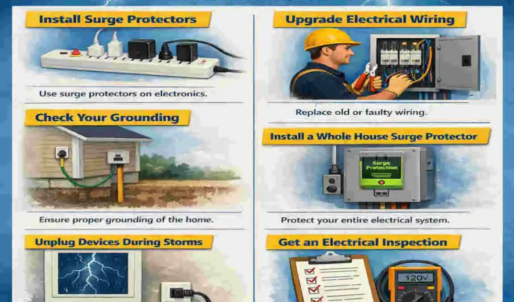 why is my house power surging
