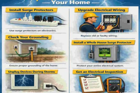 why is my house power surging