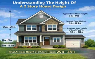 how tall is a 2 story house