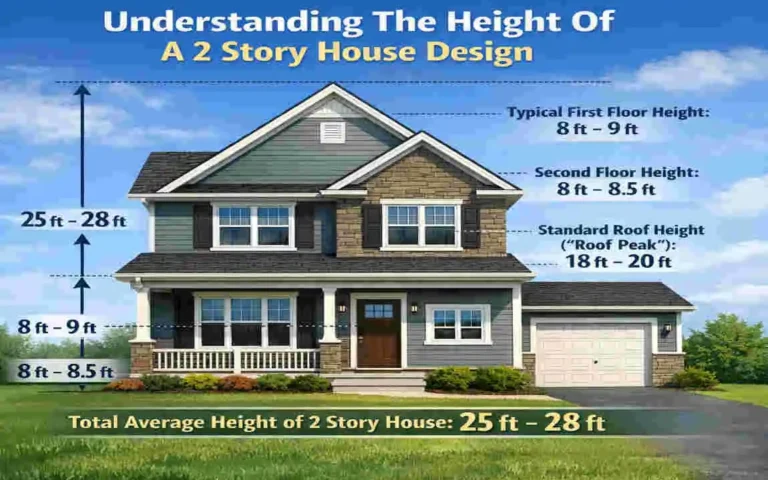 how tall is a 2 story house