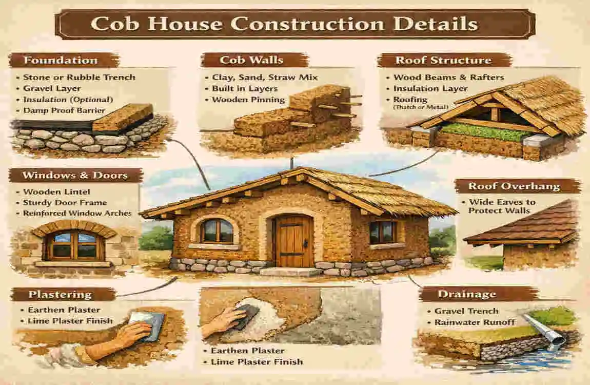 how to make a cob house