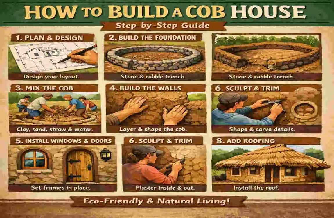 how to make a cob house