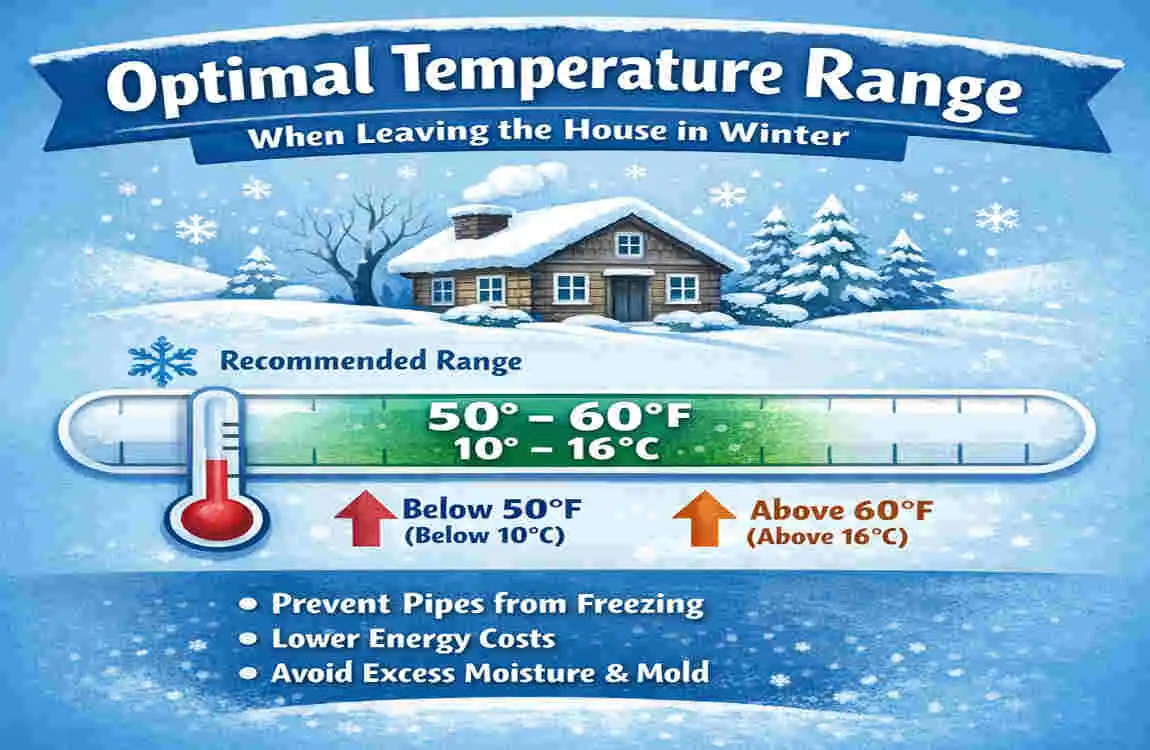 What Temperature to Leave House in Winter When Away: Expert Tips for Savings & Safety