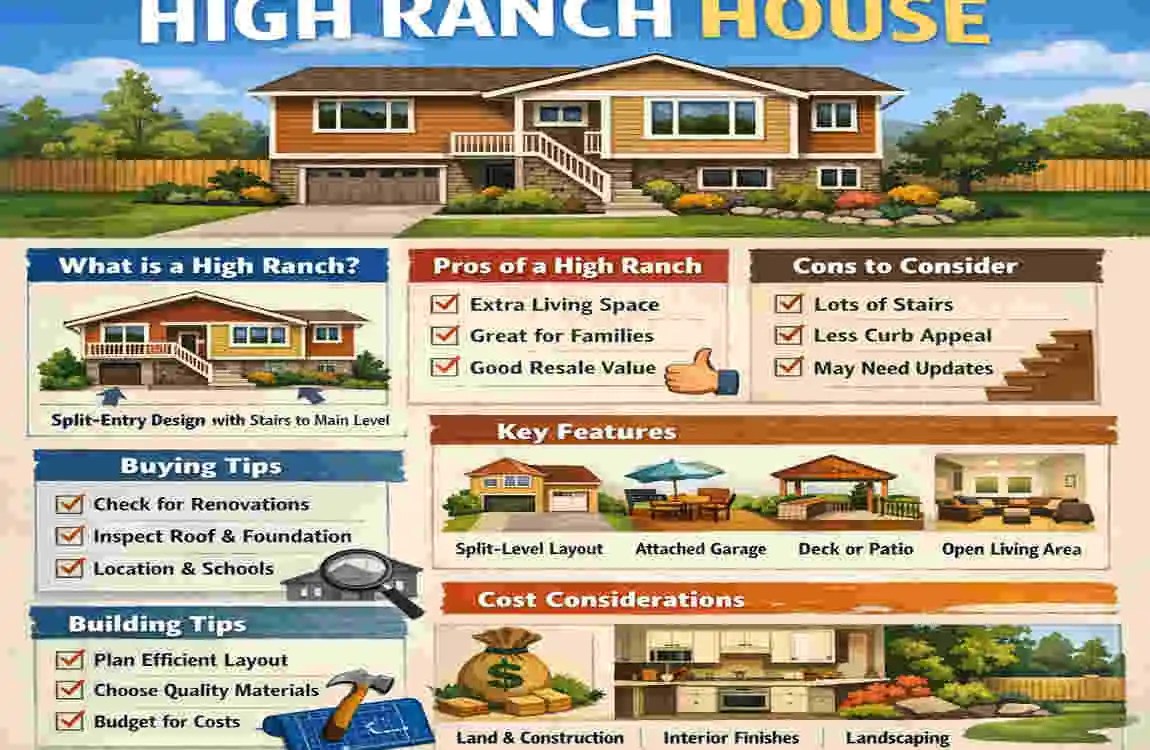 what is a high ranch house