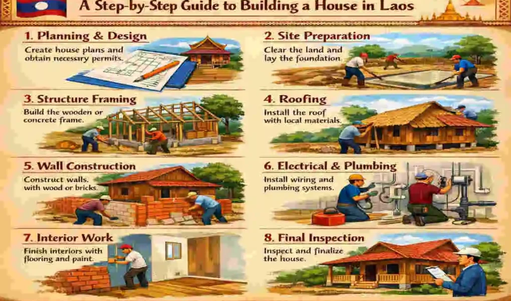 how much does it cost to build a house in laos