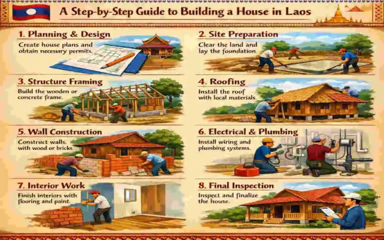 how much does it cost to build a house in laos