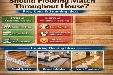 should flooring match throughout house