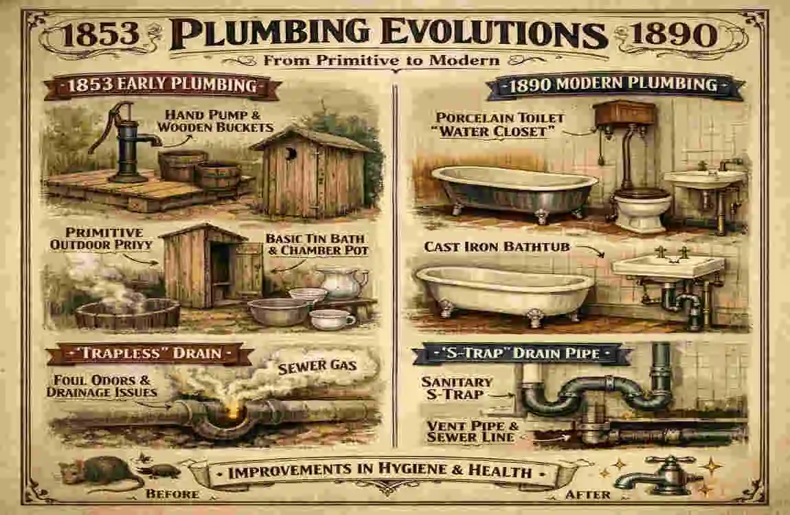 when did the white house get indoor plumbing