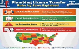 can you transfer house plumbing license to another state