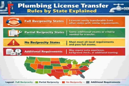 can you transfer house plumbing license to another state
