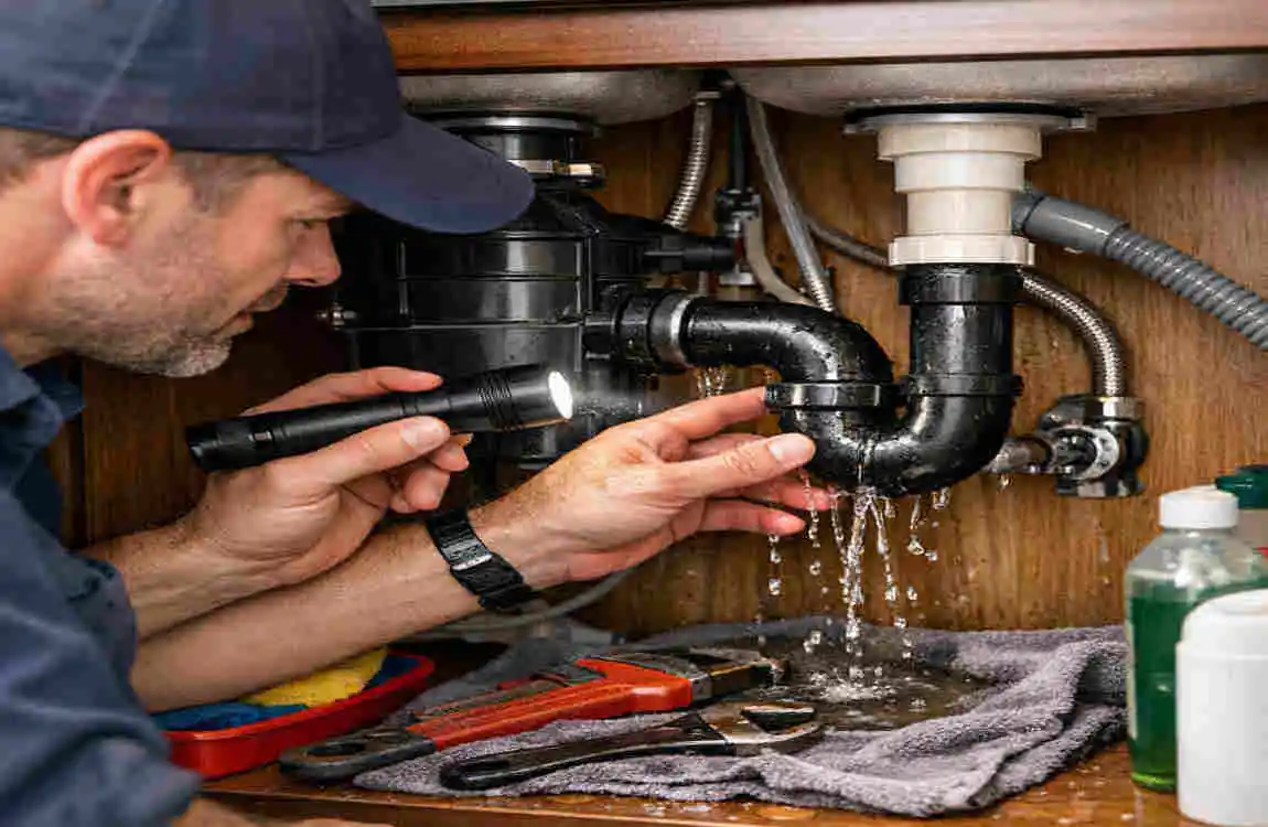 how to fix home plumbing under sink