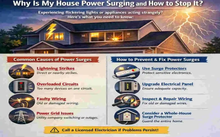 why is my house power surging