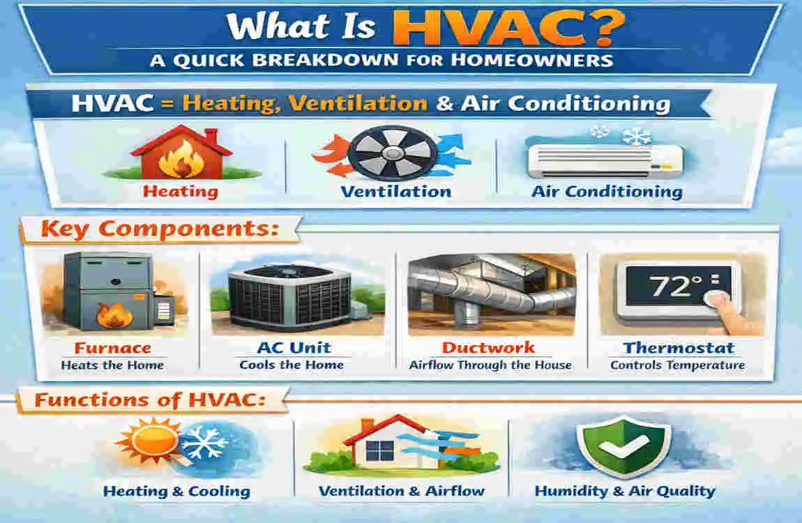 is hvac connected to house plumbing
