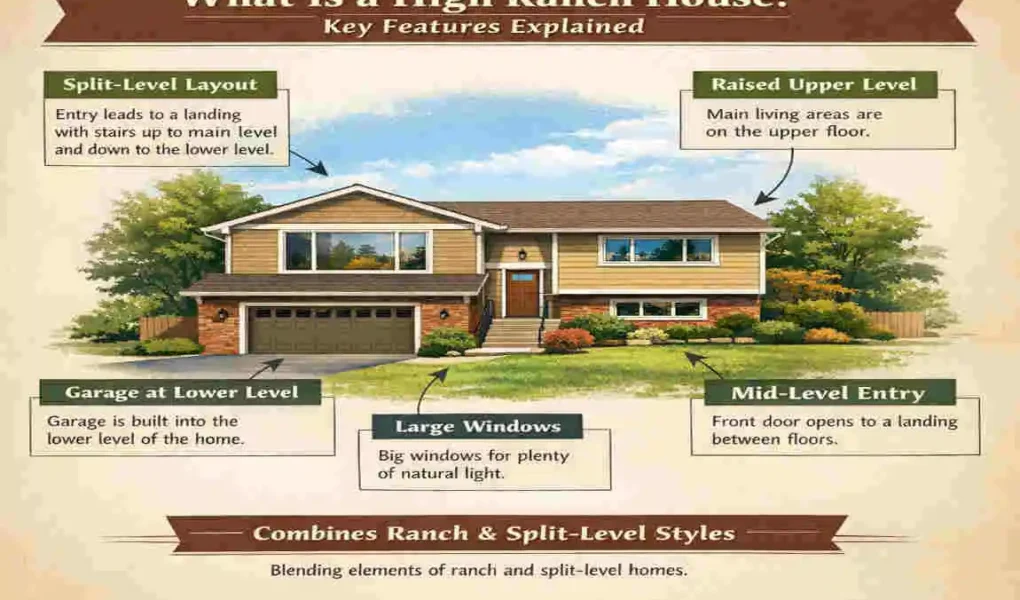 what is a high ranch house
