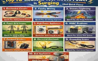 why is my house power surging