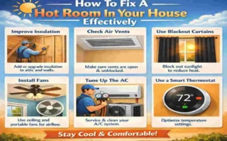 how to fix hot room in house