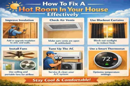 how to fix hot room in house