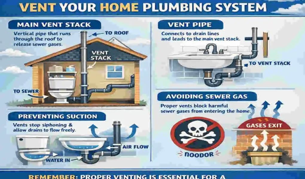 how to properly vent home plumbing