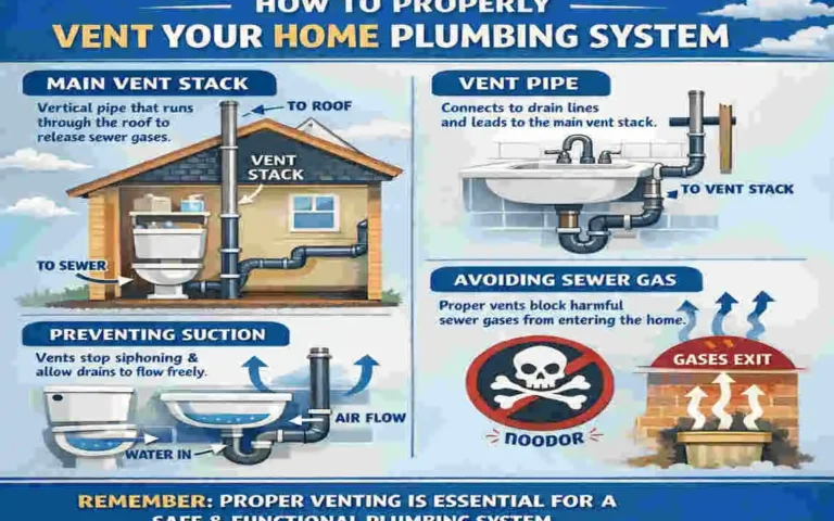 how to properly vent home plumbing