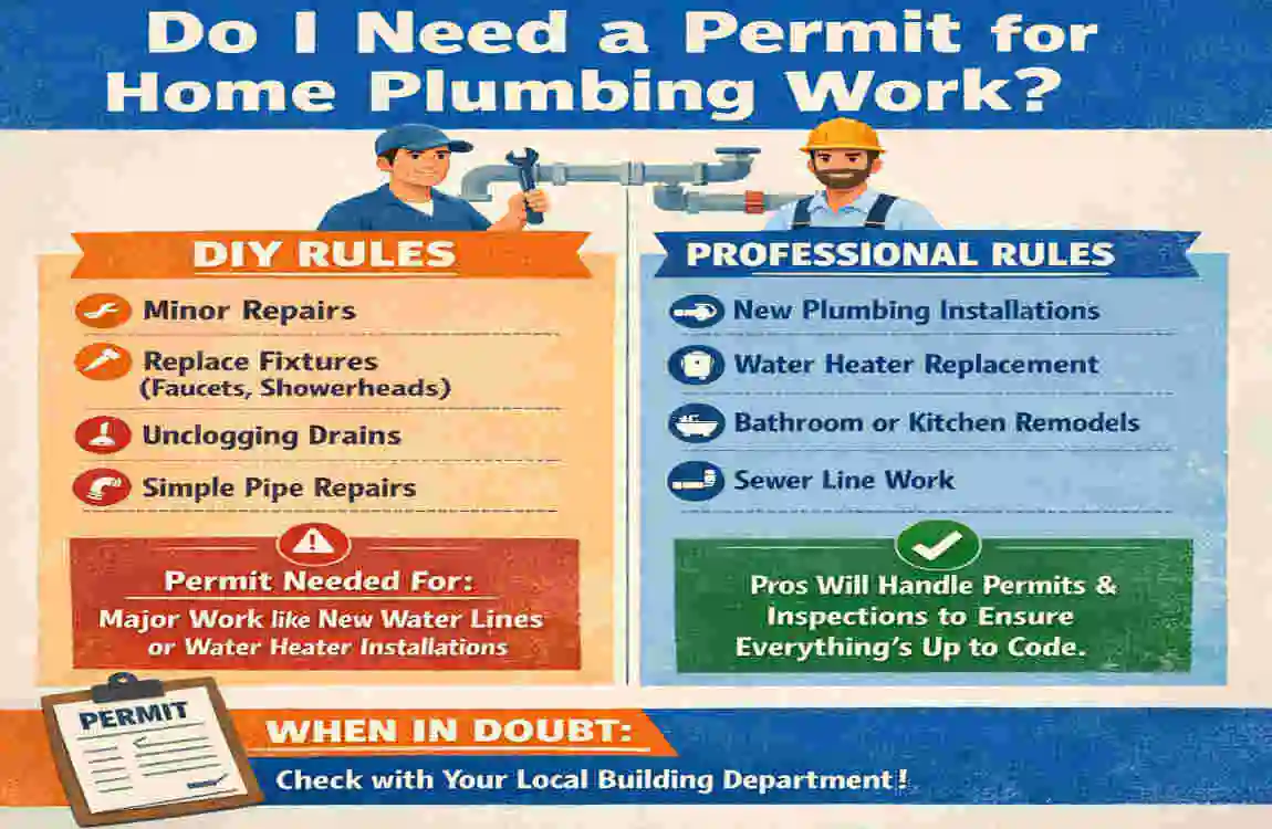 do i need a permit for home plumbing work